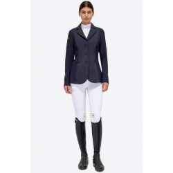Giacca equitazione per Air Bag Cavalleria concorso da donna blu RG Italia