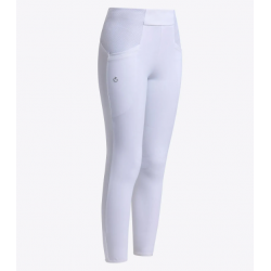 Leggins CAVALLERIA TOSCANA EQUITAZIONE da bambina con inserti traforati