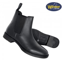 STIVALETTO EQUITAZIONE MONTA INGLESE JODHPUR WINNER IN PELLE LISCIA SUOLA ANTISCIVOLO GOMMA