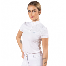 DISTINTO – POLO CONCORSO EQUITAZIONE D·ISTINTO DOTS CON MANICA CORTA donna