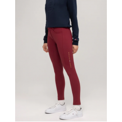 Leggings equitazione invernali Tommy Hilfiger Pantaloni Donna Vermont Full Grip TH Rouge