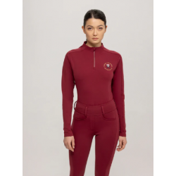 Maglia equitazione softshell Tommy Hilfiger Equestrian da allenamento Arizona con cerniera a 1/4