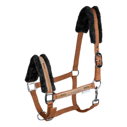 Capezza elegant per cavallo waldhausen con pelliccetta sintetica 
