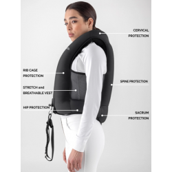 Gilet paraschiena Airbag Unisex Equiline Èclair Senza Schienale 