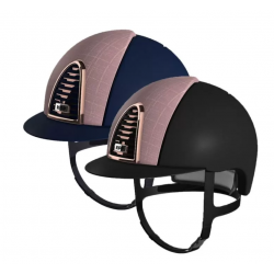 Cap Equitazione Kep Italia Cromo 2.0 Textile Galassia Rosegold