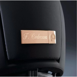 Targhetta Personalizzazione Kep Italia IN METALLO ORO / ARGENTO / ROSE GOLD 