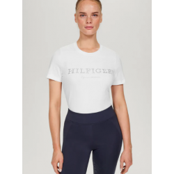 Maglietta T-shirt Tommy Hilfiger con strass Belmont DONNA