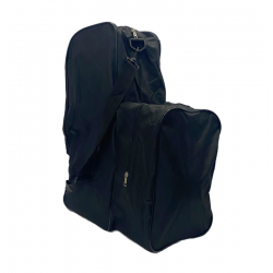 BORSA PER STIVALI/CAP/FRUSTINO EXTRALARGE NERA SINTETICA CON TRACOLLA SARTORE