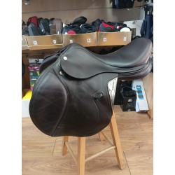 Sella Usata Ottime condizioni Equiline Elite misura 17'' colore testa di moro cuoio doppiato 