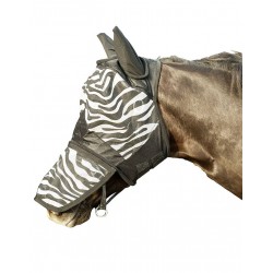 Maschera antimosche per cavallo  -Zebra- hkm