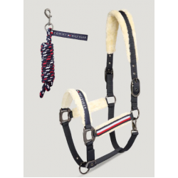 Set TOMMY HILFIGER con cavezza e pelliccia e corda di piombo DESERT SKY