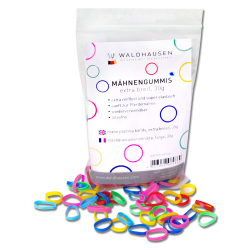 Elastici per criniera in gomma extra larghi, multicolore