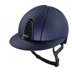 CRB2.BLU.BLU.PO  KEP ITALIA Casco Equitazione Cromo 2.0 / Matt Blu / Visiera Polo Large
