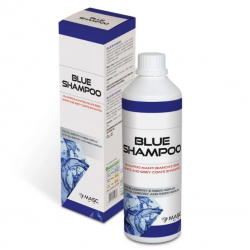 BLUE SHAMPOO 500ML MASC per manti bianchi e grigi .