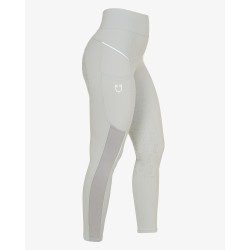 Leggings donna slim fit inserti micro mesh EQUESTRO 