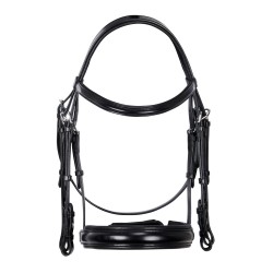Briglia dressage in cuoio senza redini