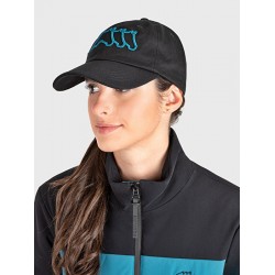 CAPPELLINO EQUITAZIONE NERO CON LOGO EQUILINE NIVAD VARI COLORI