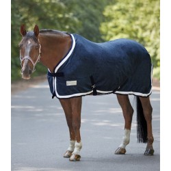 Coperta pile per cavallo in fleece COMFORT Esperia Two pre e dopo lavoro asciugasudore