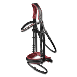 TESTIERA CAVALLI IN CUOIO CON BRILLANTI WALDHAUSEN X-LINE RUBY