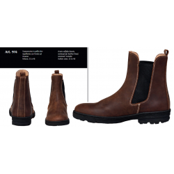 Stivaletto Oxford 914 monta inglese in cuoio Ingrassato Unisex