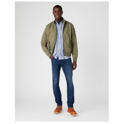 GIUBBOTTO UOMO BOMBER WRANGLER HARRINGTON JACKET IN DUSTY COTONE