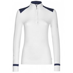 POLO DONNA EQUITAZIONE MONTA INGLESE CONCORSO LARA SARM HIPPIQUE IN MICROFIBRA 
