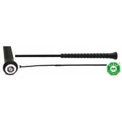 FRUSTINO FLECK DA DRESSAGE MANICO ANTISCIVOLO NERO 110/120 CM 