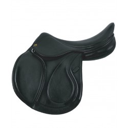 SELLA EQUITAZIONE PER CAVALLO MONTA INGLESE SUPREME LOS ANGELES JUMPING IN PELLE DOPPIATA 