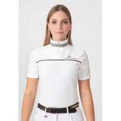 Polo Whip Donna Il cotone elasticizzato ed il jersey tecnico lavorano in sinergia per garantire il massimo comfort made in italy
