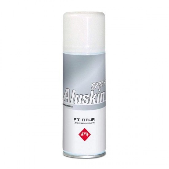 ALUSKIN Spray con alluminio micronizzato per piccole ferite ed escoriazioni. FM ITALIA 