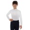 Polo concorso bambina con manica lunga e zip Equestro equitazione monta inglese