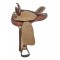 Sella monta western per cavallo Lakota modello barrel pro arab 
