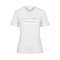 T shirt a girocollo a manica corta con scritta Cavalleria Toscana per donna