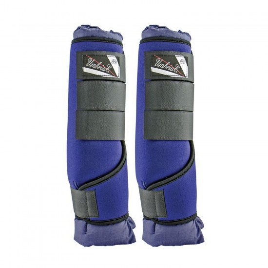 PROTEZIONI STABLE BOOTS NEOPRENE/COTONE UMBRIA EQUITAZIONE STINCHIERE MONTA INGLESE PER CAVALLO 