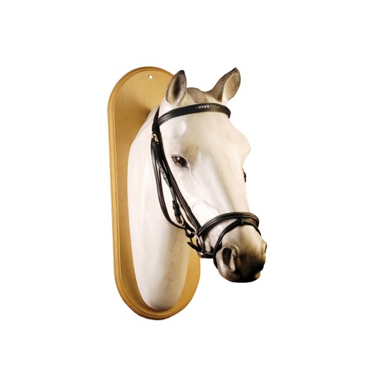 TESTIERA EQUITAZIONE MONTA INGLESE IN CUOIO EQUESTRO 3 DIAMANTI 