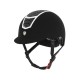 CASCO PER CAVALIERE MONTA INGLESE EQUESTRO MODELLO ECLIPSE STONE VELVET  CON ROTELLA REGOLAZIONE MISURA