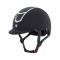 CASCO PER CAVALIERE MONTA INGLESE EQUESTRO MODELLO ECLIPSE STONE VELVET  CON ROTELLA REGOLAZIONE MISURA