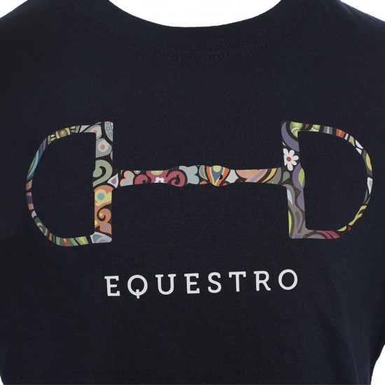 T-SHIRT EQUITAZIONE IN COTONE BIMBO/A FILETTO 