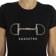 T-SHIRT EQUITAZIONE IN COTONE DONNA FILETTO EQUESTRO
