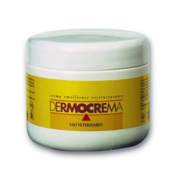DERMOCREMA FM ITALIA 250 ml. Collagene, Elastina, Propoli, Glicerolo e Lanolina che protegge e mantiene in buono stato la cute del cavallo.