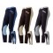 PANTALONI DONNA EQUITAZIONE MONTA INGLESE COTONE DASLO Bicolore