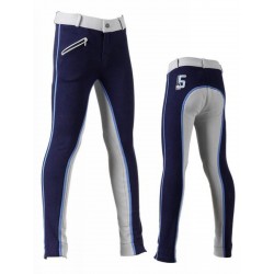 PANTALONI EQUITAZIONE MONTA INGLESE COTONE JODHPURS DASLÖ BICOLORE BAMBINO/A