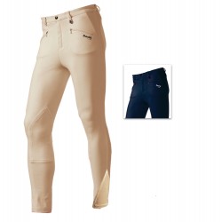 PANTALONE UOMO EQUITAZIONE MONTA INGLESE DASLO peso Piuma COTONE
