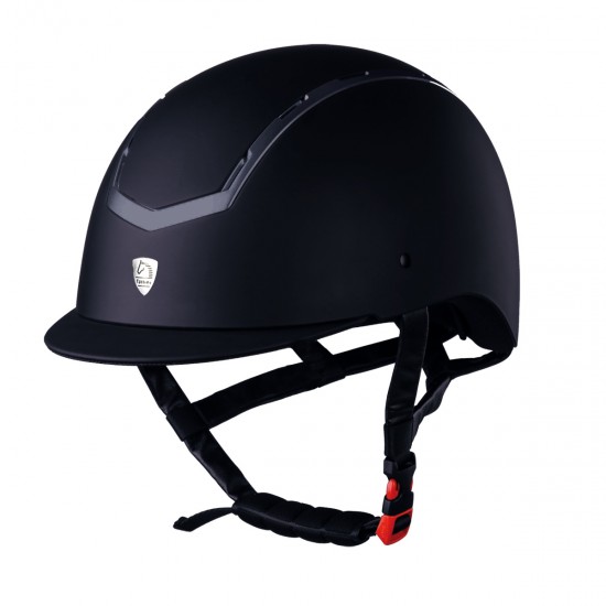 Cap cavaliere Tattini Con Rivestimento Gommato E Inserti Lucidi CASCO EQUITAZIONE monta inglese