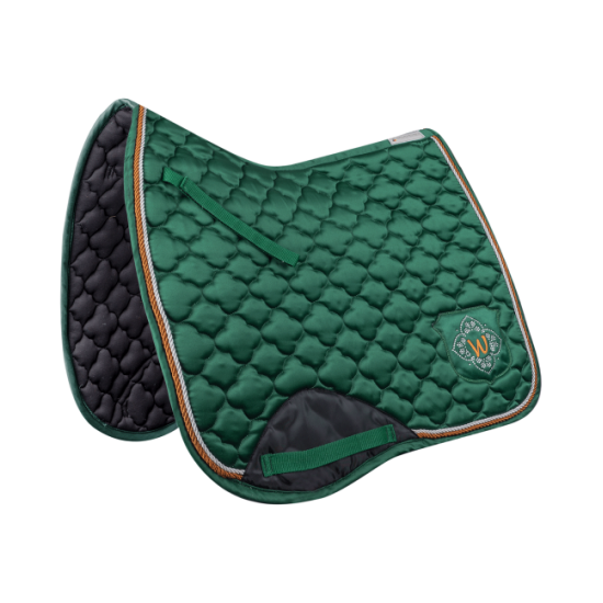 SOTTOSELLA MONTA INGLESE SALTO PARIS TWO Elegante e pregiato con trapuntatura floreale effetto seta. CON STRASS