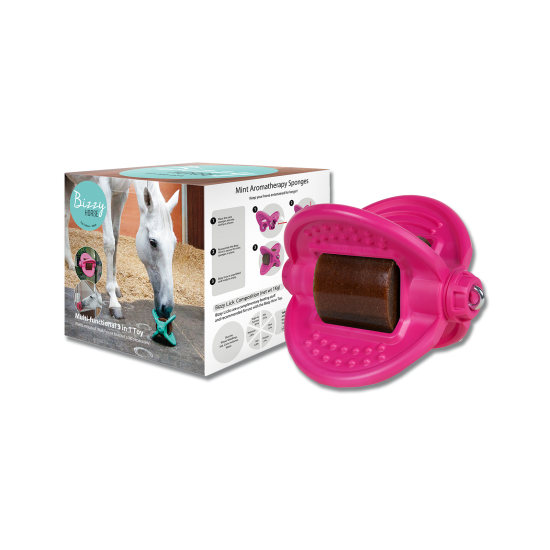 BIZZY BALL PER LECCALECCA CAVALLI con alette brevettate e innovative spugne per aromaterapia con olio essenziale