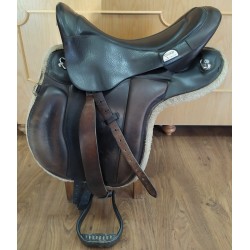 PRESTIGE SELLA DA TREKKING TREKKERLAND  USATA VERA OCCASIONE! NERA