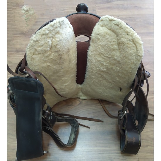 SELLA WESTERN NATOWA COME NUOVA MISURA 13" COLORE MARRONE 