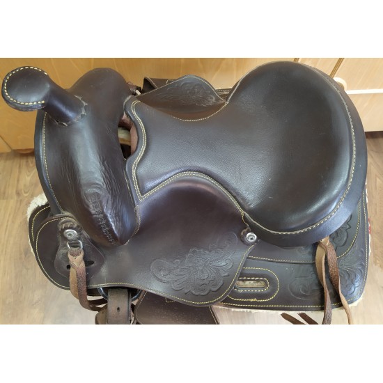 SELLA WESTERN NATOWA COME NUOVA MISURA 13" COLORE MARRONE 