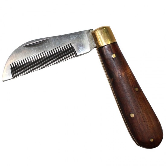 COLTELLO SFOLTISCICRINIERA PER CAVALLI CON LAMA DENTATA . PETTINE TAGLIA CRINIERA